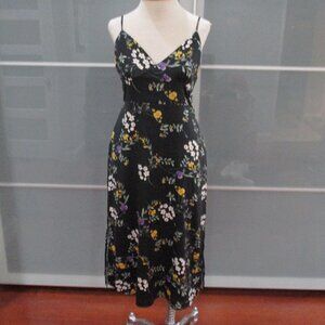 Hippie Rose Spaghetti Strap Tie Back Midi Dress